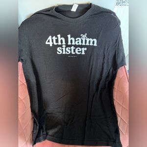 HAIM Band Graphic T-Shirt Merch